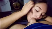 Teen latina face slapping and sloppy blowjob