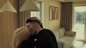 Beautiful blonde with big boobs fucks her lover.