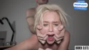 EYE ROLLING ORGASM - Busty Blonde Craves Massive Dick