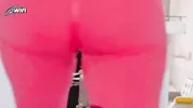 While she's at the gym I wait for her in her room with my hard cock Jenifer play
