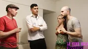 MY FRIENDS BETRAYED ME. They fucked my girlfriend while I was in the bathroom. unexpected end