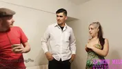MY FRIENDS BETRAYED ME. They fucked my girlfriend while I was in the bathroom. unexpected end