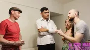MY FRIENDS BETRAYED ME. They fucked my girlfriend while I was in the bathroom. unexpected end