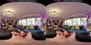 VRHUSH April Olsen grips ahold of your cock