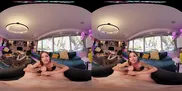 VRHUSH April Olsen grips ahold of your cock
