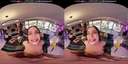 VRHUSH April Olsen grips ahold of your cock