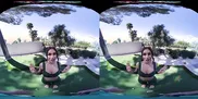 VRHUSH April Olsen grips ahold of your cock
