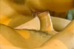 Busty slut aroused in her hairy pussy by a big cock