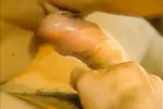 Busty slut aroused in her hairy pussy by a big cock