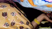 Hot stepsister XXX fun in blanket.