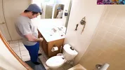 Stepmom catches her stepson masturbating and joins in!
