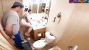 Stepmom catches her stepson masturbating and joins in!