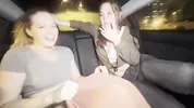College girls eat each other out backseat
