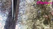 young man fucking the owner of the property outdoors