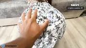 What is she doing in my house and on the floor? Does she want to show me something under her dress?