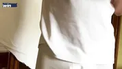 Horny slut stepmom with big tits seduces stepson and thanks him for breakfast