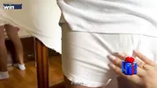Horny slut stepmom with big tits seduces stepson and thanks him for breakfast