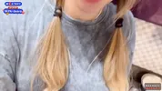The flatmate-girl doesn't mind periodic fucking in the kitchen and get cum in her mouth and pigtails