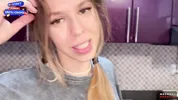 The flatmate-girl doesn't mind periodic fucking in the kitchen and get cum in her mouth and pigtails