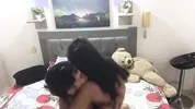 I seduce my stepbrother and he rubs his cock on my pussy.