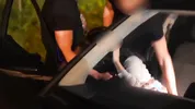 Real amateur, THREE COCKS in a parking. My FIRST CAR SEX experience turns into a gang bang