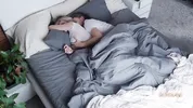 Woke up cuddling… and ended up fully awake with an orgasm