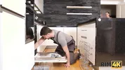RIM4K. Czech girl is so sexy that handyman can't resist asslicking