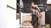 RIM4K. Czech girl is so sexy that handyman can't resist asslicking