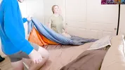 Stepmom shares bed on holiday vacation with stepson and things get hot!