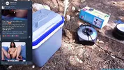 PornVLOG - We fuck in a NATURIST campsite. (Inside CREAMPIE)