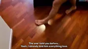 Cuckold husband comes home and discovers his cheating wife having sex with another man. BETRAYAL SEX