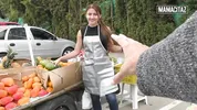 Latina Market Vendor With a Big Ass Gets an Offer She Can't Refuse... Teases What Comes After
