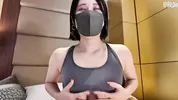 Japanese big tits Sports bras and leggings