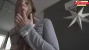 My neighbour ‘accidentally’ dropped her panties on the hard cock she craved.