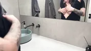 I’m fucking my friend’s boyfriend in the bathroom while she’s on her morning run