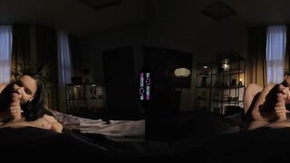 Sexy Bbw Brunette Blowjobs and Riding Cock with Bouncing Tits - VR Pussy Closeup
