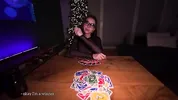 Messy sloppy blowjob while my tits bounce in your face