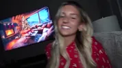 18 Year Old Sneaks in Her Step Bros Room to Get Used!