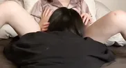 Lesbian] She wriggles herself in pleasure after being made love to with her mouth [Private