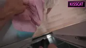 S1E1: Step mom shares hotel room with one bed, so step son fucks tight pussy till facial surprise