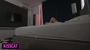 S1E1: Step mom shares hotel room with one bed, so step son fucks tight pussy till facial surprise