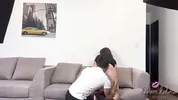 Mi stepmom and I get so hot that she agrees to record porn video!