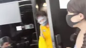 Lonely bathing and rubbing pussy, seducing the takeaway guy to fuck and comfort