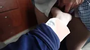 Schoolgirl 18+ with perfect tits fucking after school