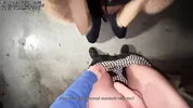 Double Creampie - I get my pussy filled by a lover and my cuckold one after the other