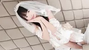 【Marriage】“Shall we become husband and wife? Bride and Marriage Doggy Style mating!?
