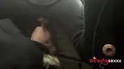 I milk him under the table at work (real risky public bj, double cumshot)