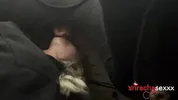 I milk him under the table at work (real risky public bj, double cumshot)