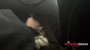 I milk him under the table at work (real risky public bj, double cumshot)
