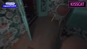 Hot Step mom cant lie without fuck and comes to Step son's shared bed for hard sex till cum in pussy